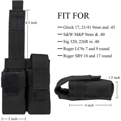 6 best sales डबल मैग पाउच - №4