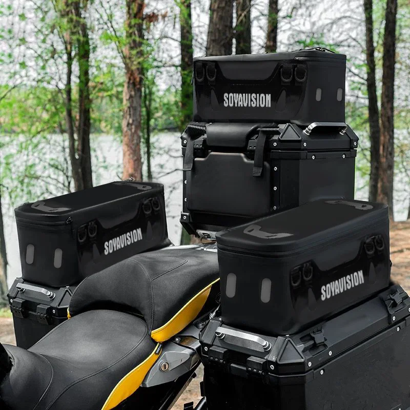 

Motorcycle Tail Bag, Rear Seat Storage Tool Box Top Bag Top Case Bag for BMW R1200GS LC Adv R1200 GS F800GS Adventure ADV