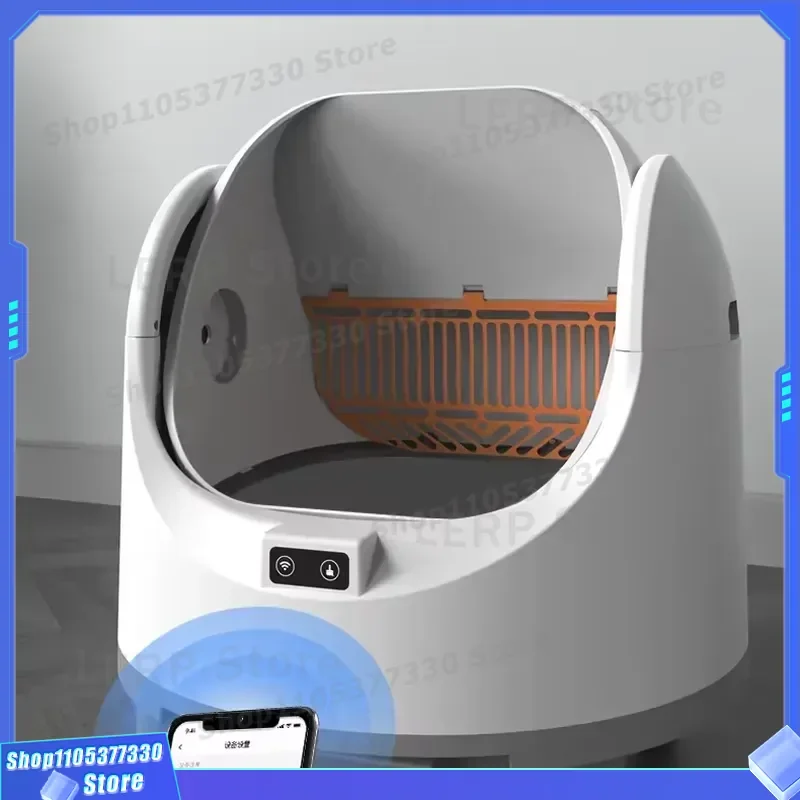 Smart Automatic Cat Litter Box 2025 New Self Cleaning Robot System Intelligent Pet Waste Management Device Accessories Kit