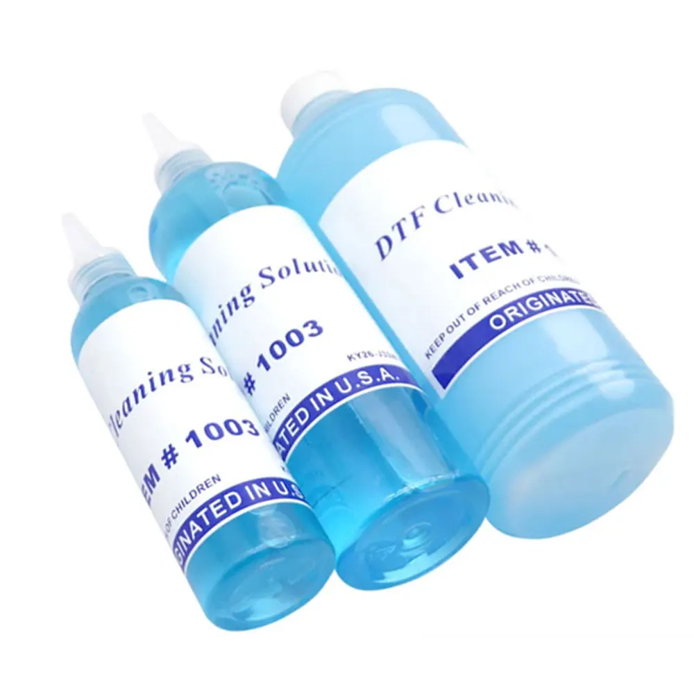 250/500/1000ml Strong Cleaning DTF cleaning Solution for Epson DX4 DX5 DX7 L1800 L805 L800 1390 I3200 DTF ink cleaning Liquid