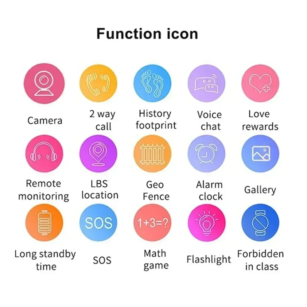 Xiaomi jam tangan pintar anak, jam tangan pintar 4G elektronik, SOS, Wifi, GPS, lokasi, panggilan Video, kartu analog, kamera, sekolah, tahan air