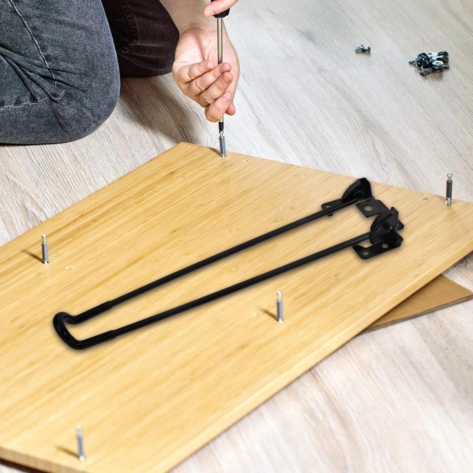 

Folding Table 350mm Height Dining Table Legs 7mm Diameter Heavy Duty Iron Material Desk Furniture Brackets Replacement