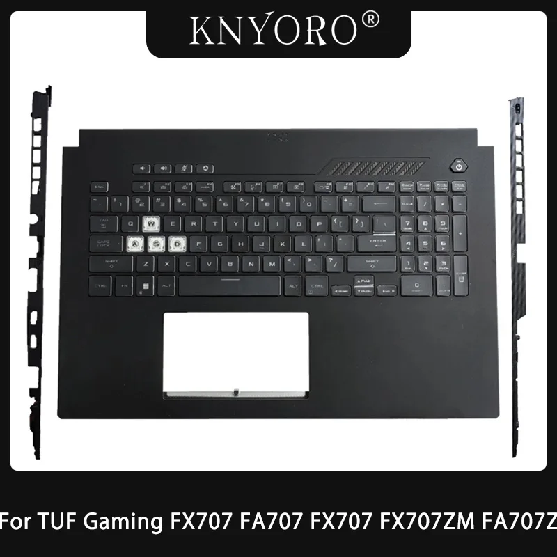

New Laptop Backlit Keyboard For TUF Gaming FX707 FA707 FX707 FX707ZM FA707Z F17 A17 Top Case Palmrest Upper Cover with Keyboard