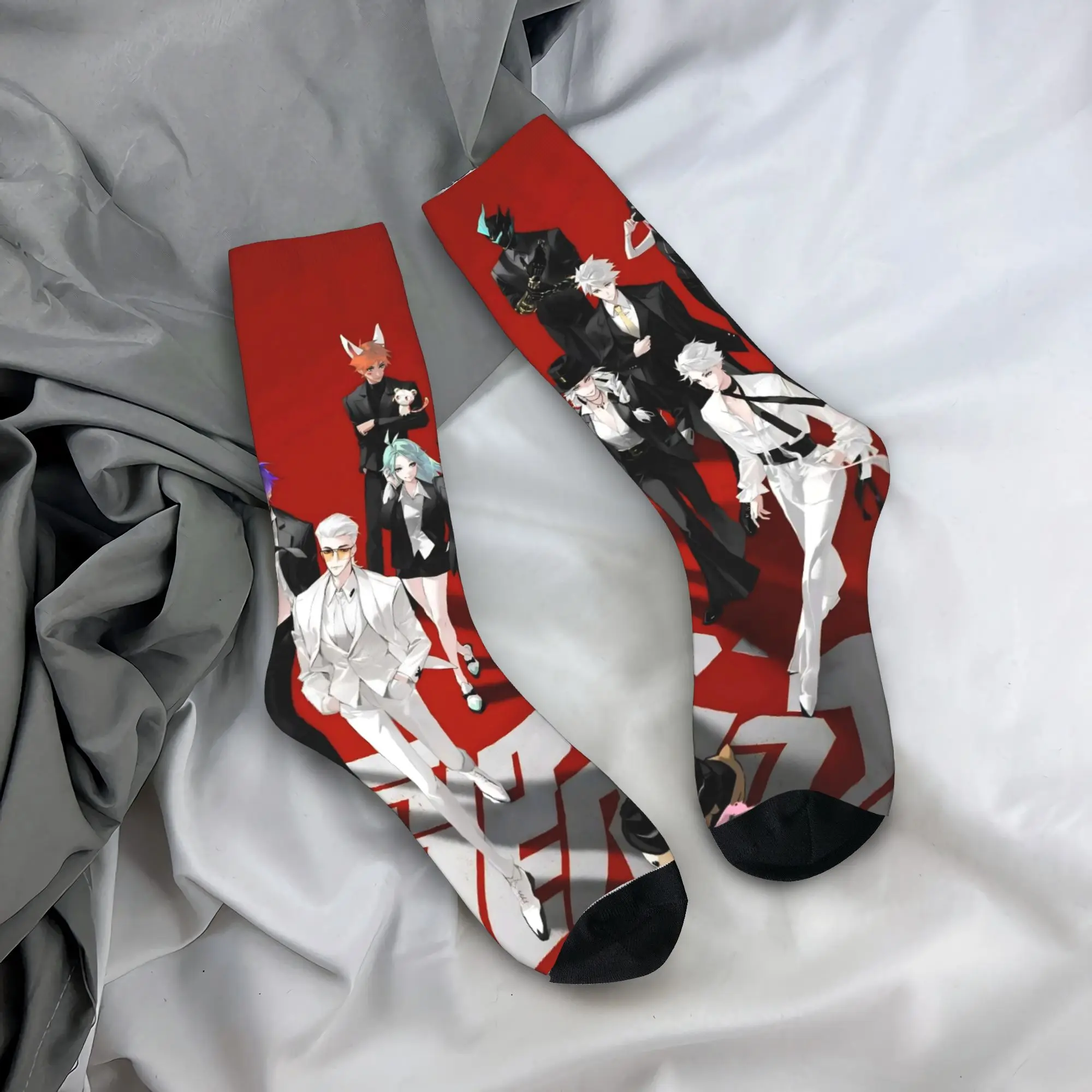 Calcetines para hombre y mujer, medias antideslizantes, cálidas y suaves, diseño de moda de otoño, calcetines para exteriores