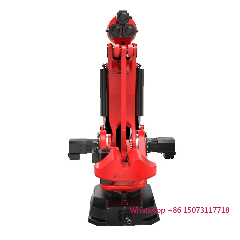 Venda quente 500kg carga útil 3050mm braço span universal 6 eixos articulado robô industrial braço plc motor servo-unidade elétrica ip40