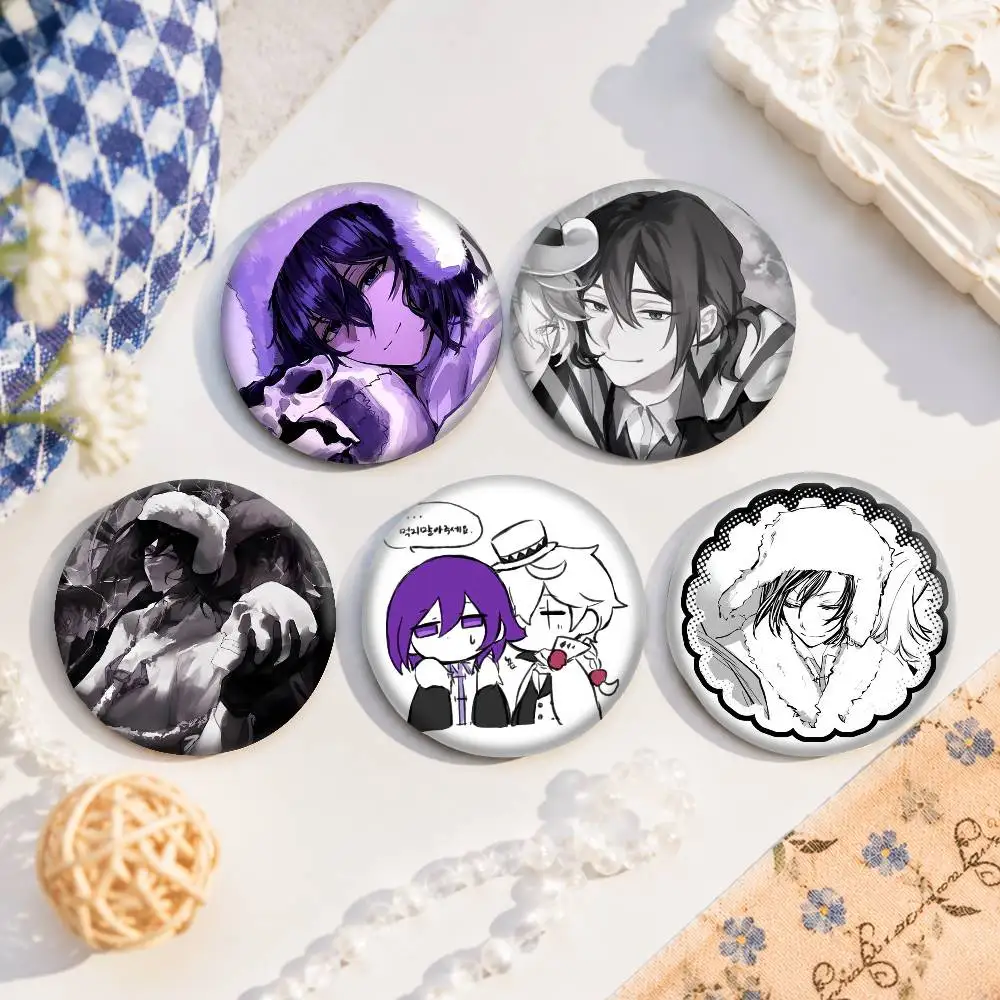 A-Sigma F-Fyodor D-Gogol Pins, Cartoon Brooches, Badge Gifts, Clothing, Backpacks, Stationery, Accessories - view 3