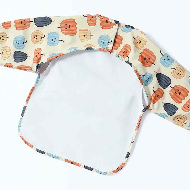 Baby eating cover, male and female baby bibs, waterproof and anti dirty, reverse dressing, supplementary food bibs