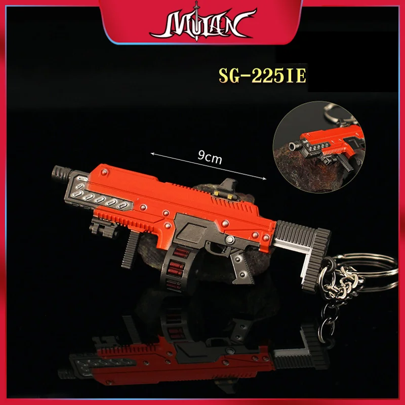 

3.54inch Game Helldivers 2 Weapon SG-225IE High Combustion Rupture Alloy Craft Model Mini Soldier Pendant Guns Peripherals Toys