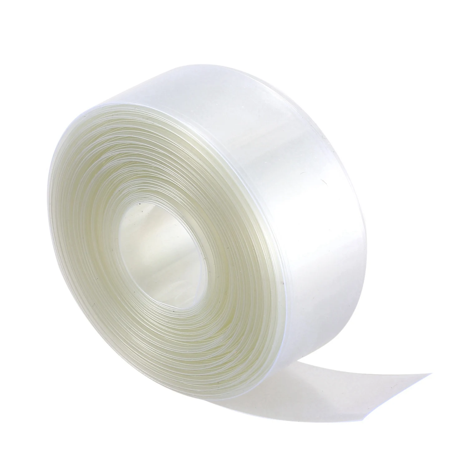 A75K 10Meters 23mm Width PVC Heat Shrink Wrap Tube Clear for 1 x AA Battery