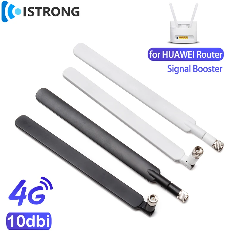 2pcs 4G LTE WiFi Antenna 10dbi High Gain Mobile Signal Booster for Improve Indoor Mobile WiFi Router Network Stability Speed