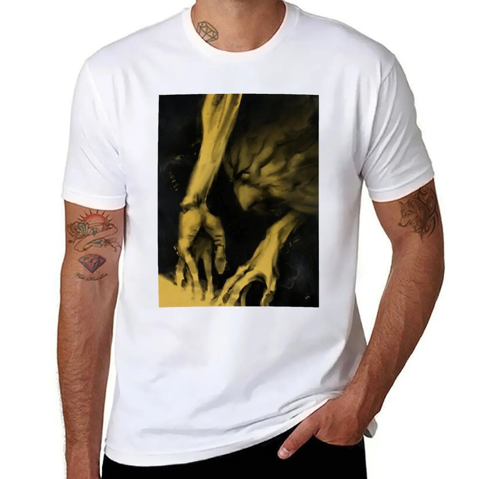 

Disco Elysium - Interfacing Artwork T-Shirt funny t shirts dark humor man t shirts graphic T-Shirt