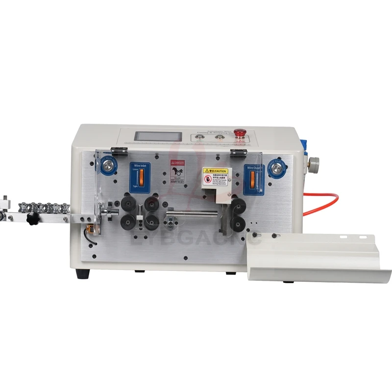 Upgraded SWT-608-HT2-6S 6-Wheels Round Sheath Wire Peeling Stripping Cutting Machine For Computer Automatic Wire Strip