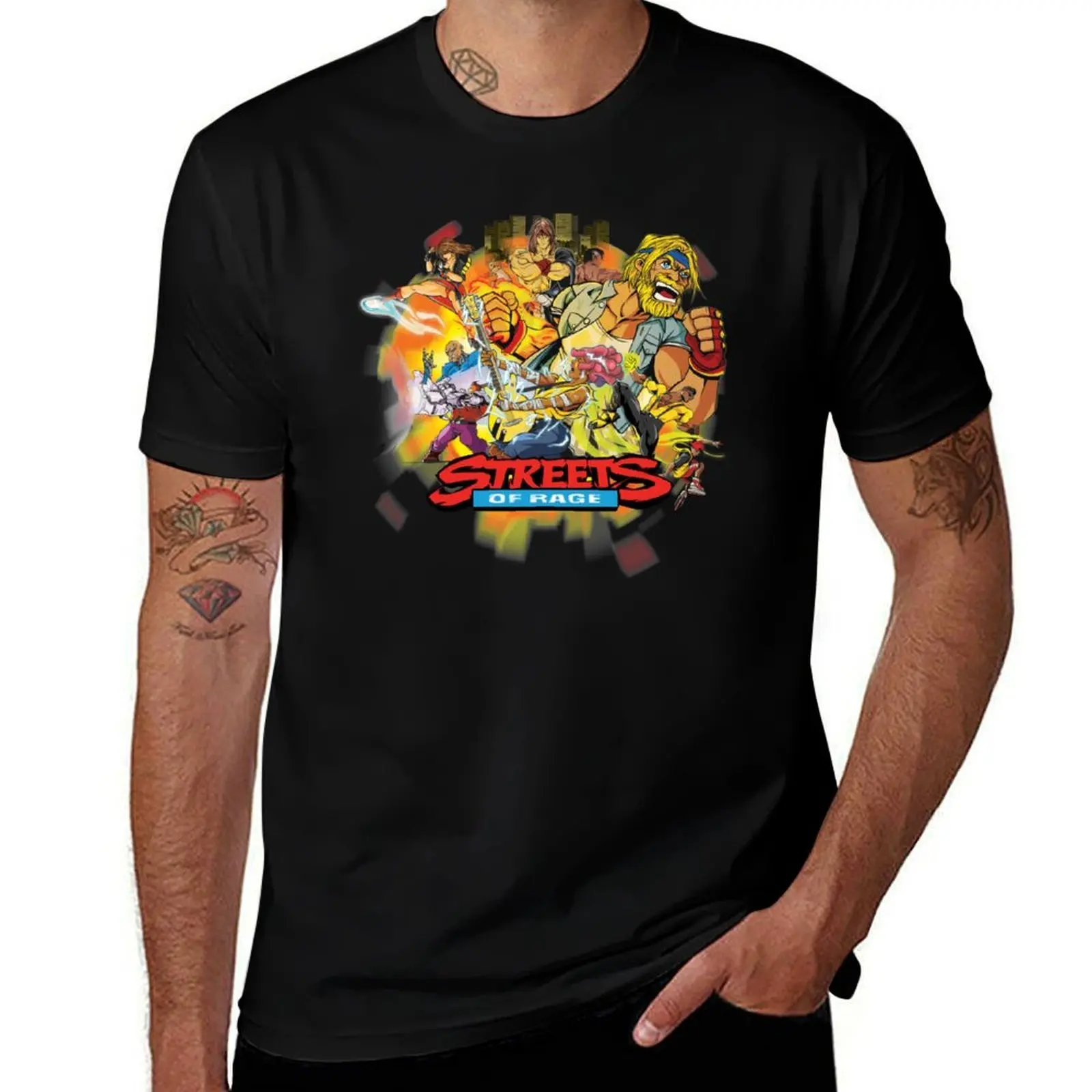 Streets of Rage T-Shirt t shirts for man cotton cotton t shirts man 100% T-Shirt