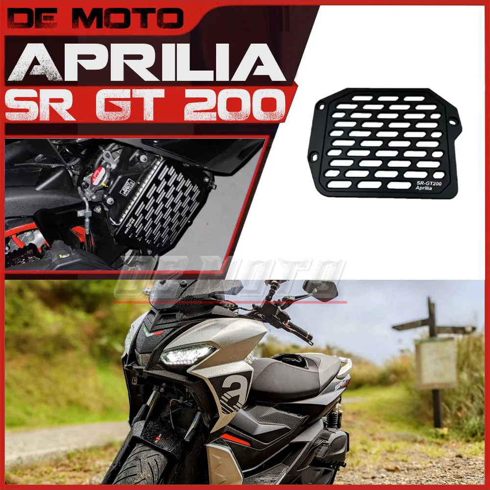 Protector de Radiador para Aprilia SR GT 200 - Accesorio de Modificación para Motocicleta - Rejilla Protectora de Radiador