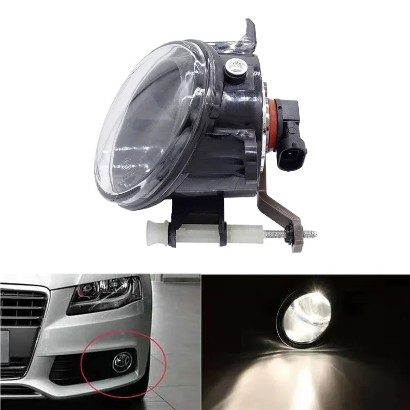 1 Pair Front Halogen Fog Light For Audi A4 B8 S4 A4 Allroad 2008 2009 2010 2011 2012 2013 2014 2015 Car-styling Fog Lamp