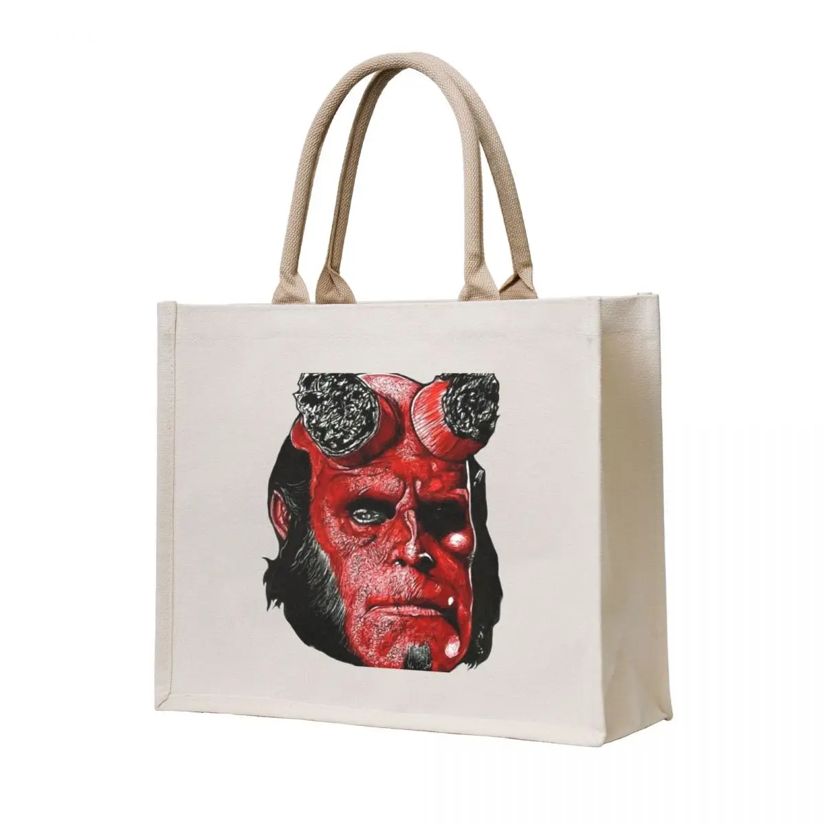

Guillermo del Toro’s Hellboy (colour) Tote Bag Women's shopper Large bags for women Canvas stote bag