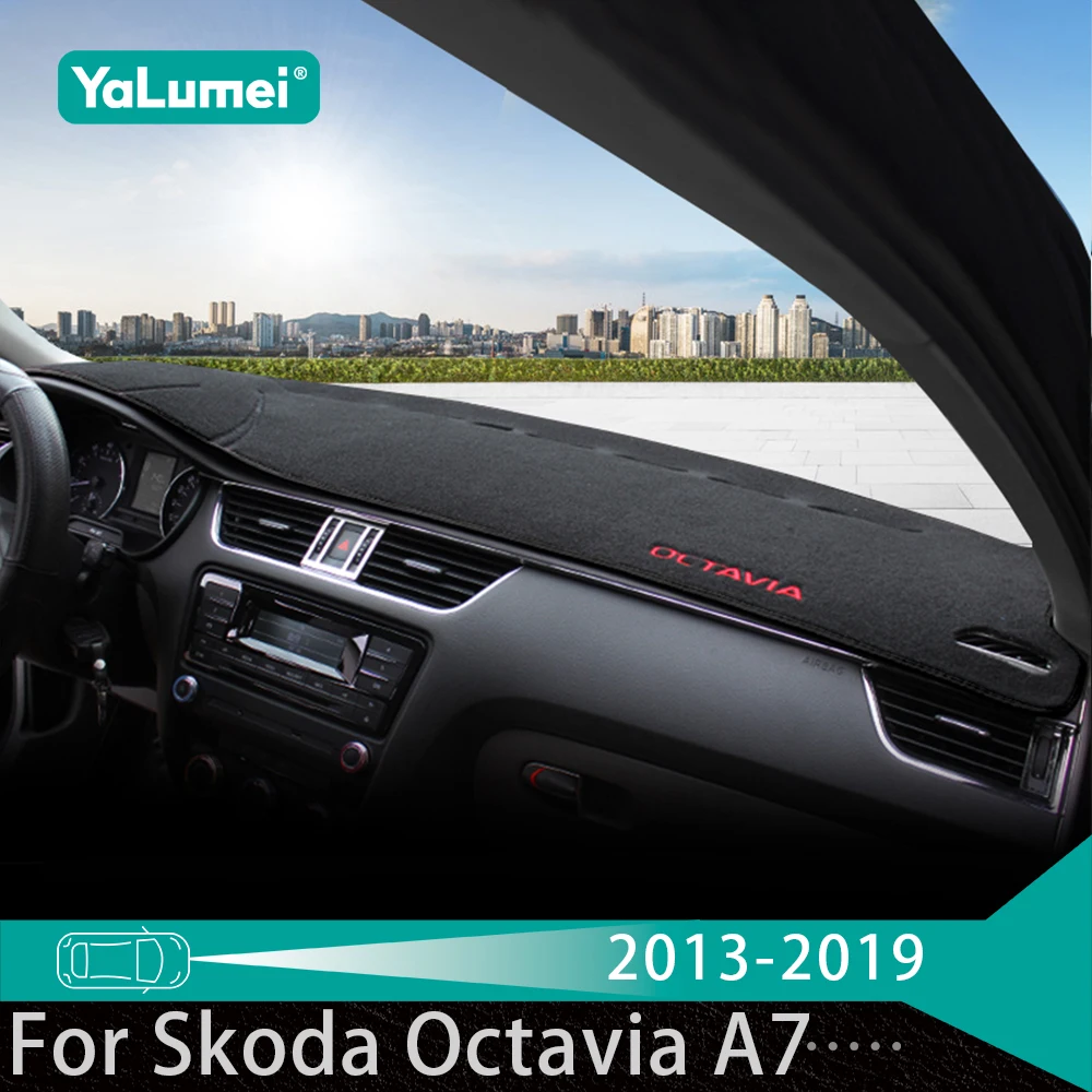 

Accessories For Skoda Octavia A7 MK3 5E 2013-2015 2016 2017 2018 2019 Car Dashboard Cover Sun Shade Mats Instrument Panel Carpet