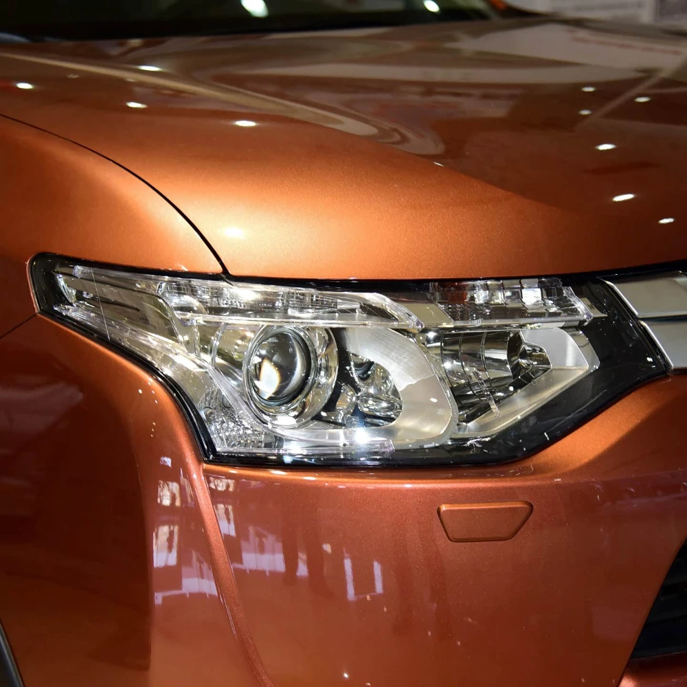 

Защитная линза лампы фары для Mitsubishi Outlander 2013 2014 2015, автомобильный прозрачный корпус фары в сборе