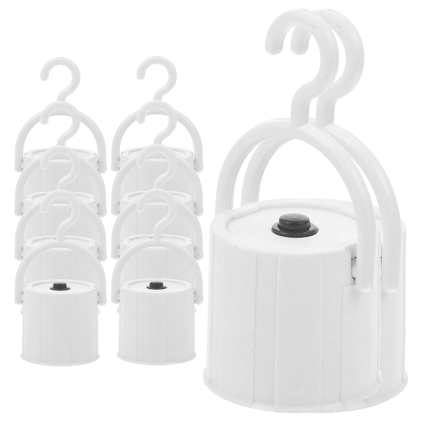 10 Pcs E27 Lamp Holder Light Bulb Heads with Hook Rechargeable Bulbs Emergency Sockets Dimmable  LED bulb lamp holder home light