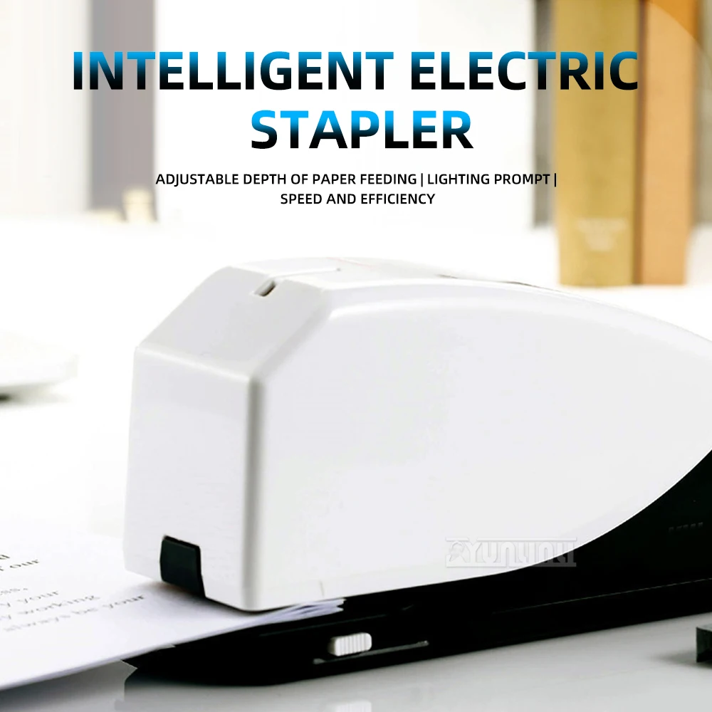 KW-TRIO 55B6 Automatic Electric Stapler – 25-Sheet Capacity, Uses No.12 / 24/6 / No.246 Staples, Desktop Stapling Machine