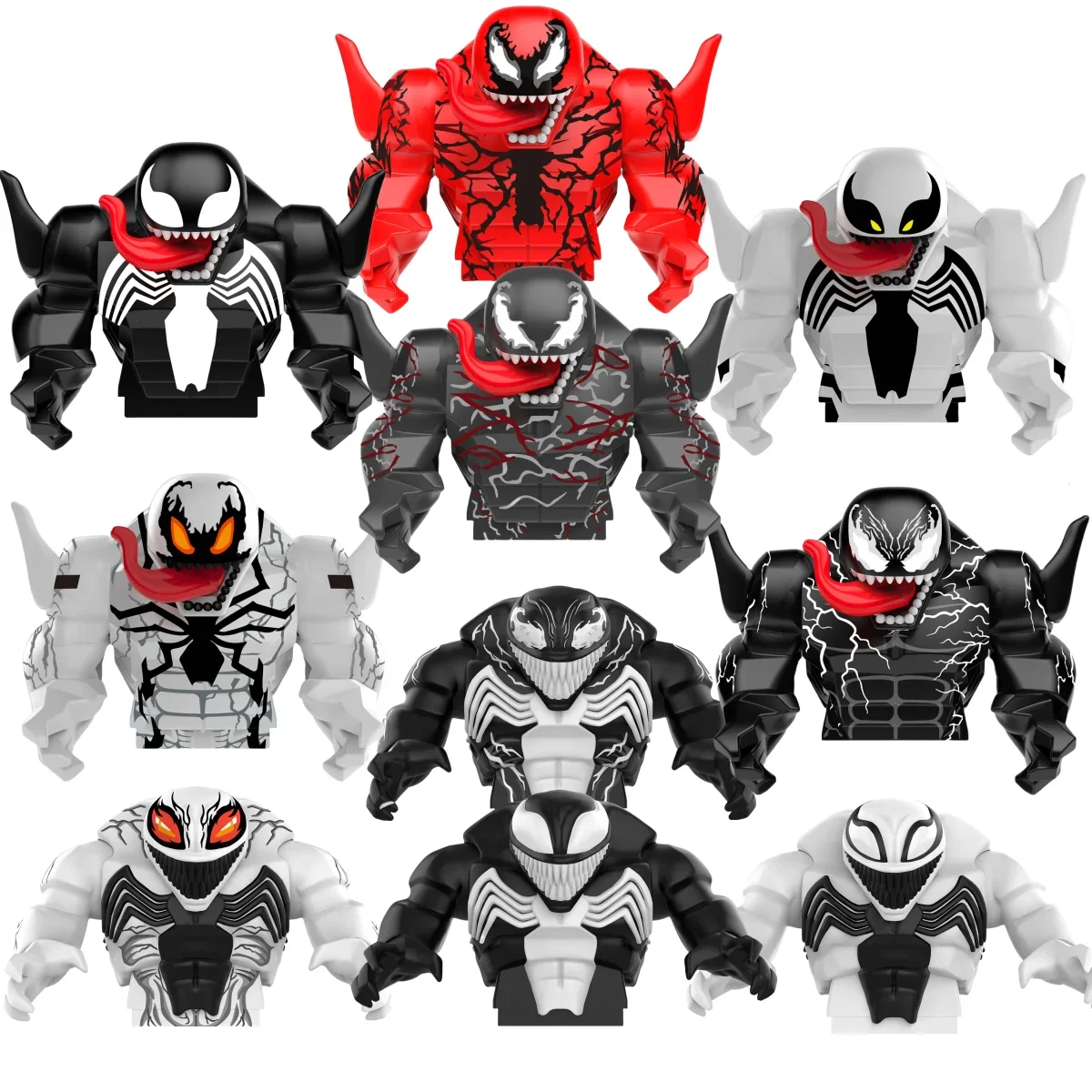 

Marvel Building Blocks Mini Model Figures Big Goblin Spiderman Iron Man Venom Captain Hawk Deadpool Technic Armor City Gift Toys