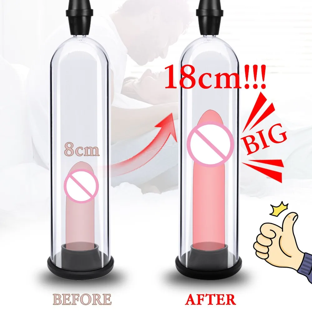 Male Penis Pump Penis Enlargement Vacuum Dick Extender Sex Toy For Man Cock Increase Length Enlarger Erotic Adult Sexy Products