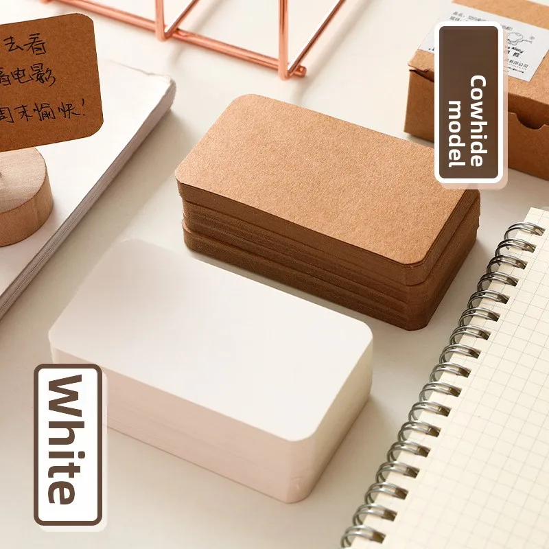 100 Blank Kraft Postcards for DIY Crafts Journaling Bookmark Gift Tags