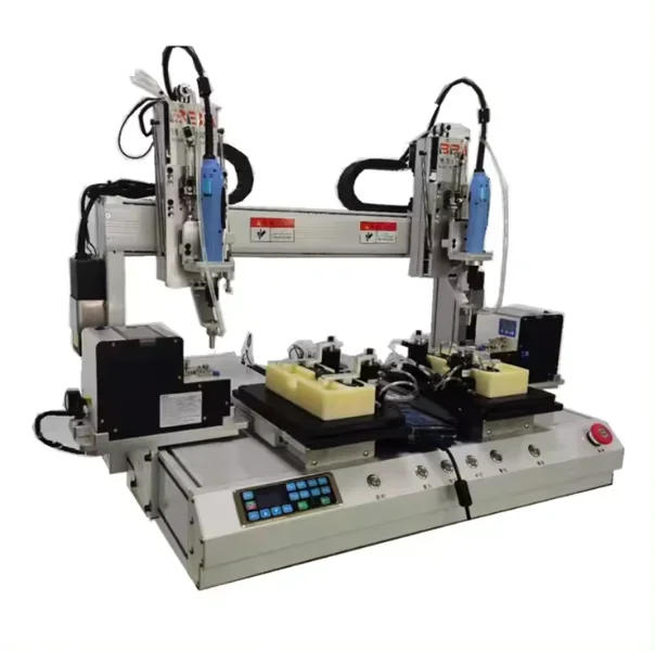 Automatic Screwdriver Machine with Double Feeding System Automatic Pneumatic Screw Fastening Machine  Led Toys Multi-axis