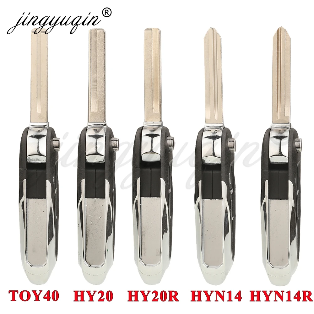 Modified Flip Remote Car Key Shell Case Fob For Hyundai Solaris Accent IX35 I20 I30 Kia Picanto Sportage K2 K5 Rio Sorento Soul