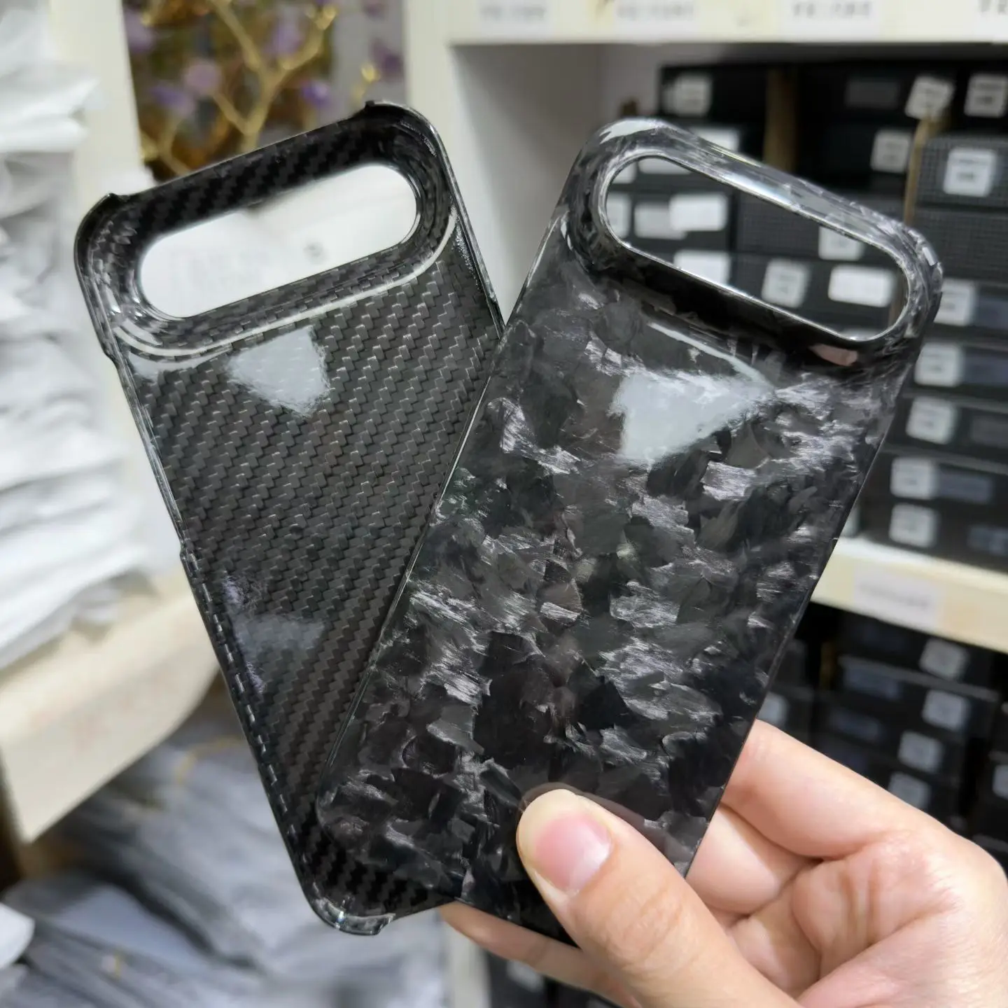 Oryginalne, cienkie etui z kutego włókna węglowego do iPhone Air, iPhone Air Ultra, cienka, twarda, matowa, błyszcząca, kuta obudowa ochronna na tył telefonu. — zdjęcie produktu 2
