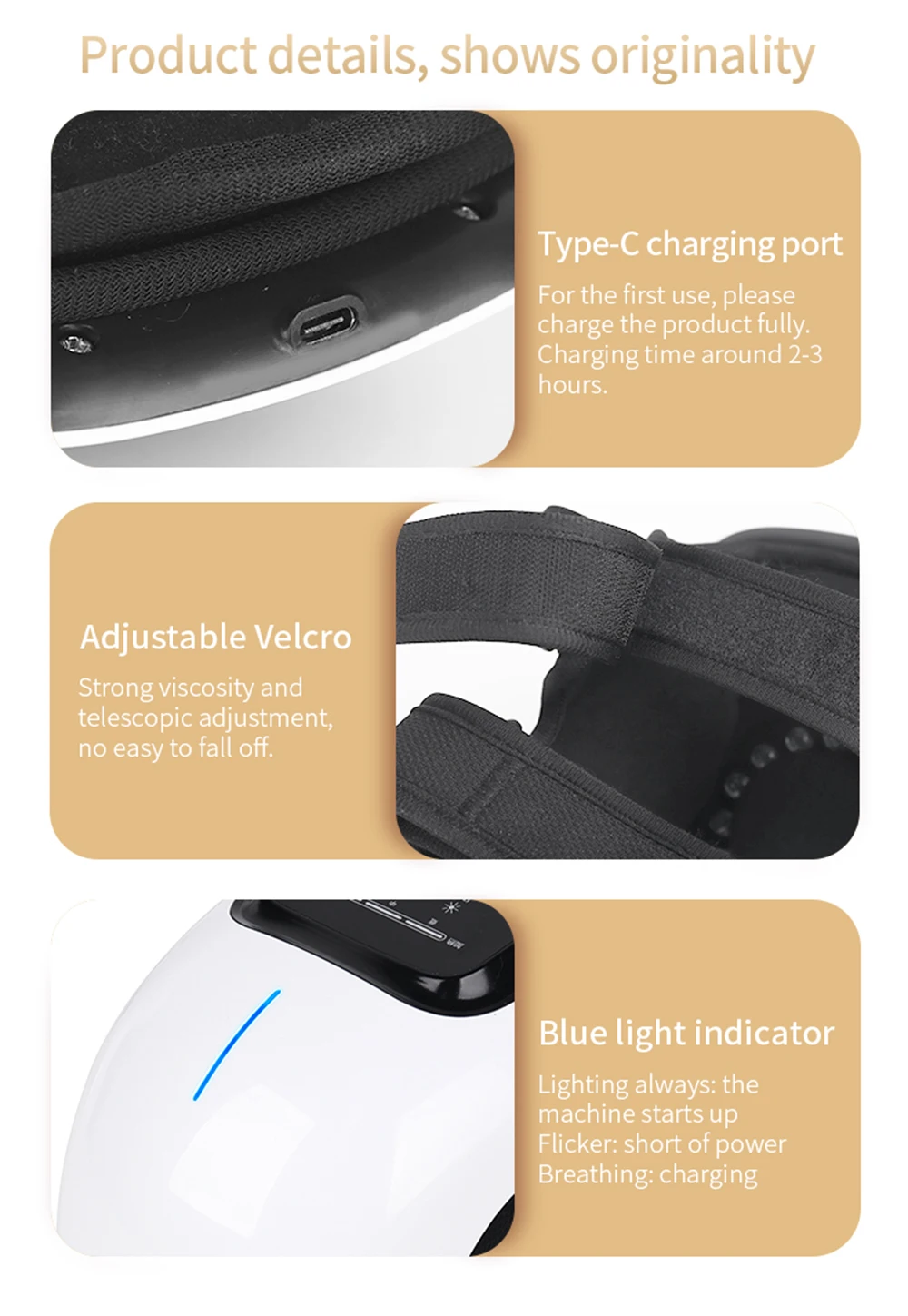 Multifunctional Smart Cordless Knee Massager Vibration Knee Relaxing Massage Machine Joint Knee Device Gifts for Friends