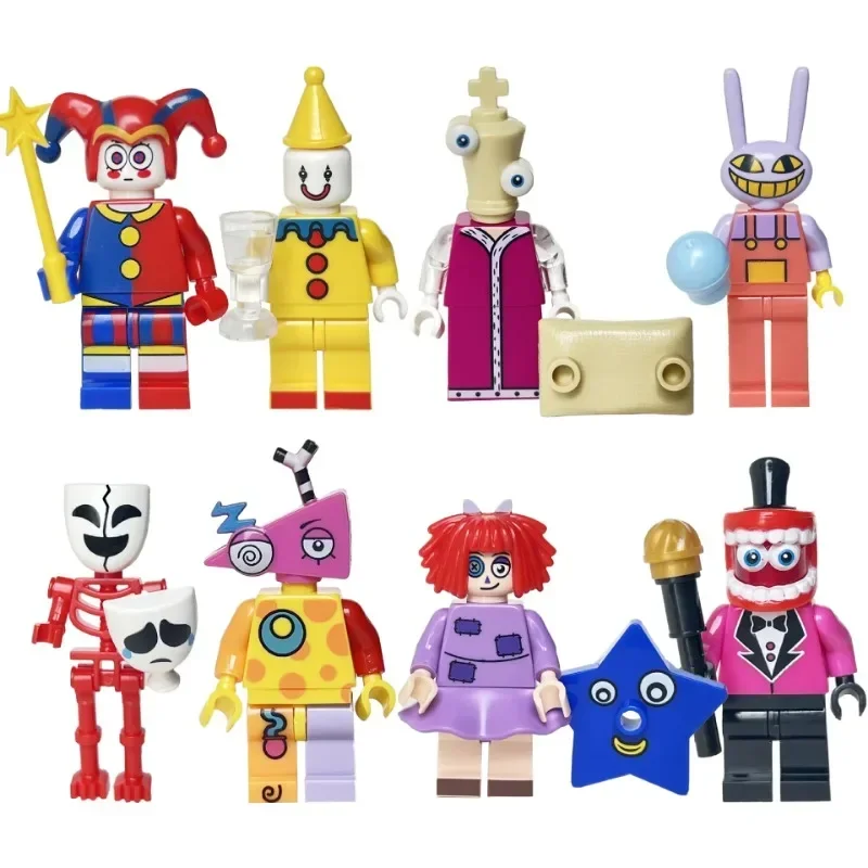Juguetes para niños, personajes de dibujos animados, muñecas humanoides, juguetes, mini personajes, muñecas humanoides, regalos de cumpleaños, bloques de construcción.