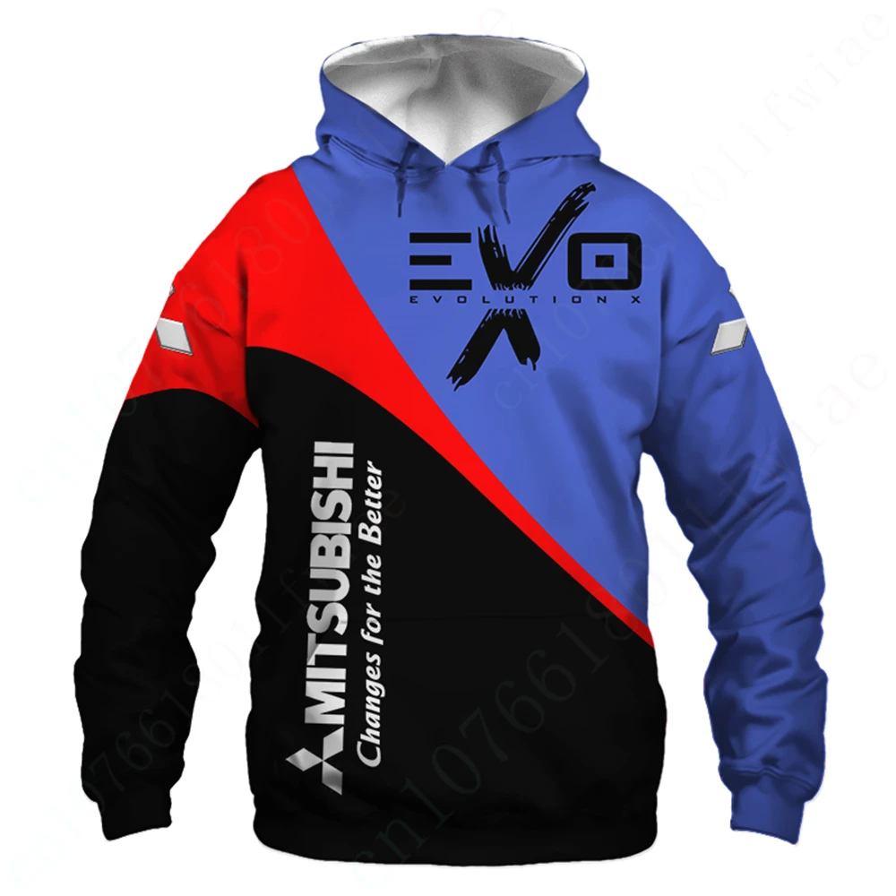 Mitsubishi Anime Zip Hoodies Unisex Clothing Casual Hoodies For Men Women Essentials Pullover Harajuku 3D Printing Sweatshirt