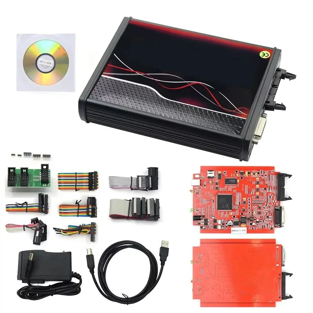 Latest Online ECU Chip Tuning OBD2 Manager Kit with 4 LED BDM Frame & 22pcs Adapters Master Programmer Tool