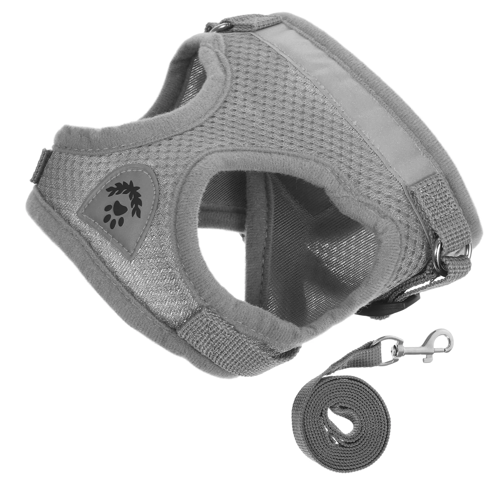 

1 set 1 Set Adjustable Cat Harness: Lightweight Mesh Vest For Small Dogs Cats 2.5-4.5Kg Sturdy Pet Traction Harness For Outdoor