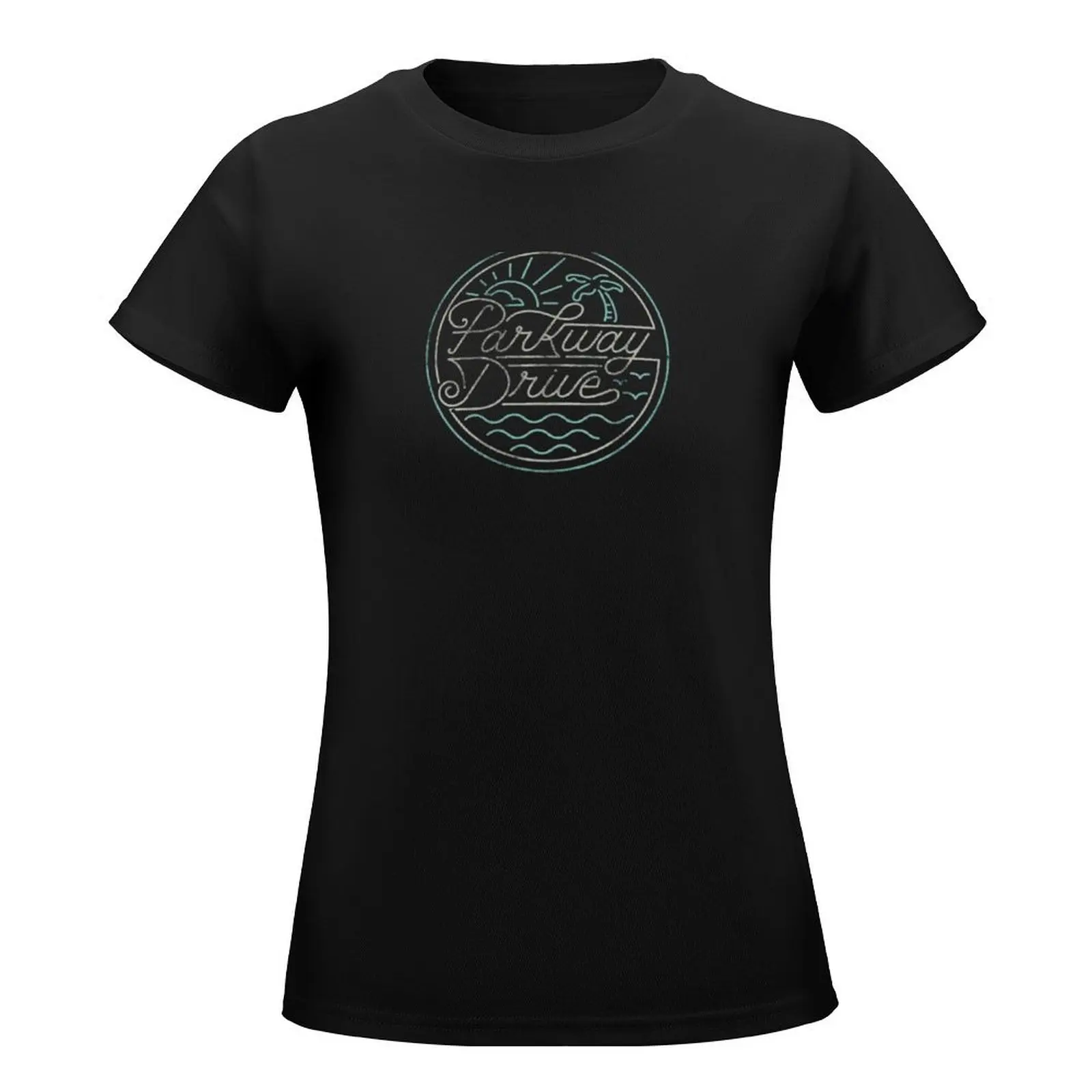 wtqwertyui>>>parkway drive top designs T-Shirt plain cute clothes graphic t-shirts for Women