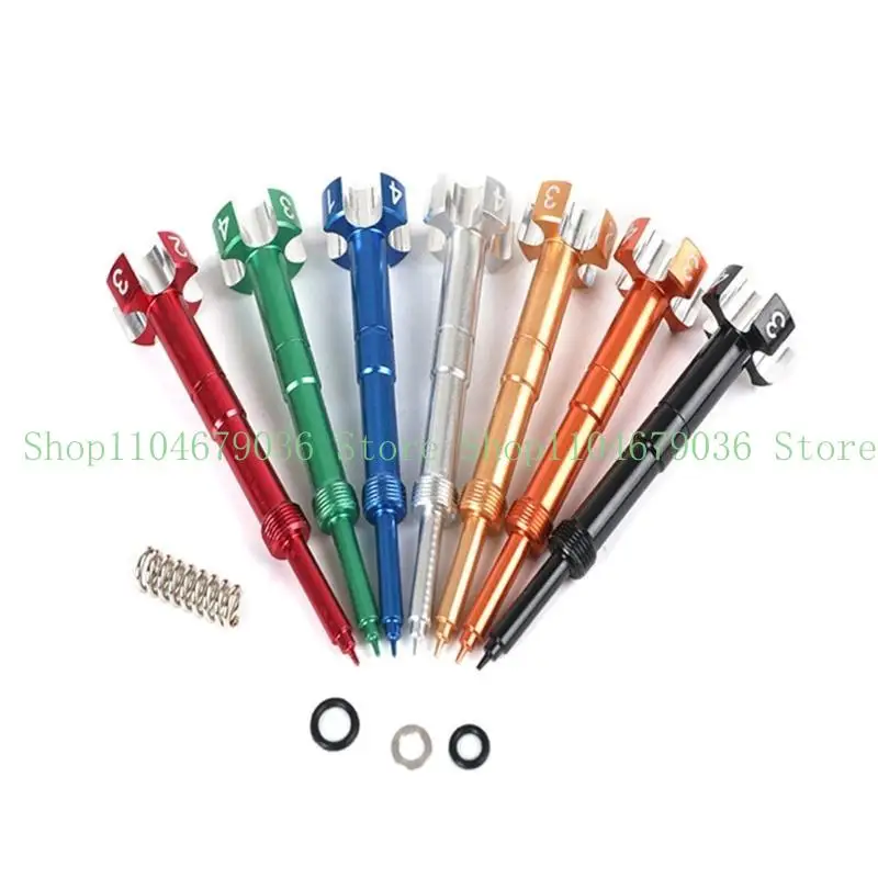 Air Mixture Screw Set Pilot-Screw Adjuster for FCR PWK Carburetor Motorcycle Dit Pit Bike ATV Replacement Accessory