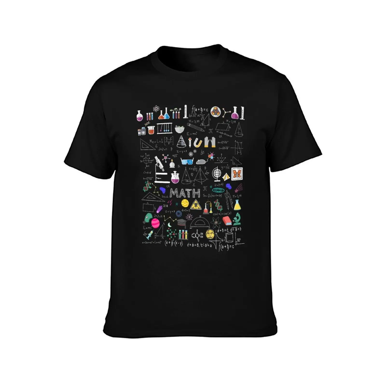 Science Physics Math Chemistry Biology Astronomy T-Shirt graphic shirts Anime t-shirt plus size men clothing