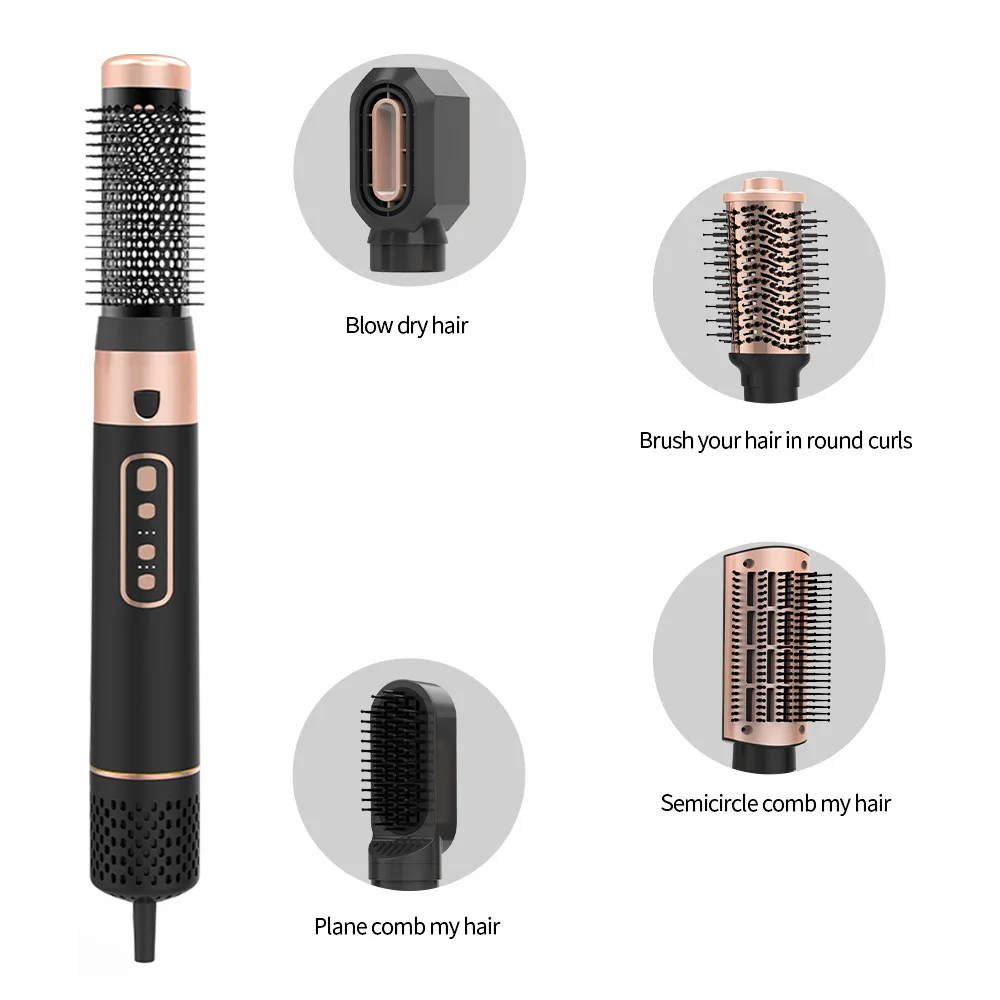 MESKY Multifunctional Direct Roll Dual-purpose Automatic Hair Suction 6-in-1 Hot Air Comb расческа для волос  فرشاة شعر كهربائية