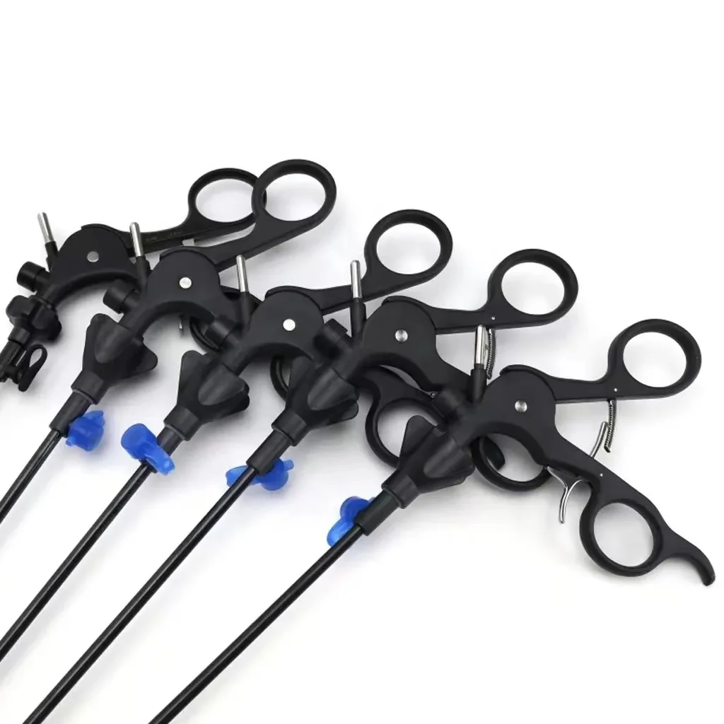Reusable Laparoscopic Surgical Instruments Medical Laparoscopy Surgery Forceps Graspers Scissors 5mm with Unlocked Handle
