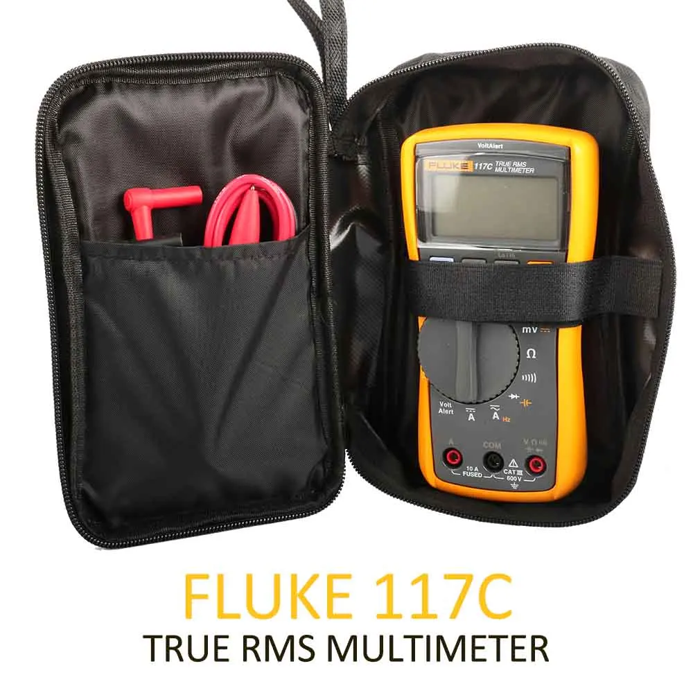 Imagem -05 - Multímetro Digital de Tensão Automática Fluke 117c True Rms com Corrente ac dc Capacitância Resistência Medição de Frequência