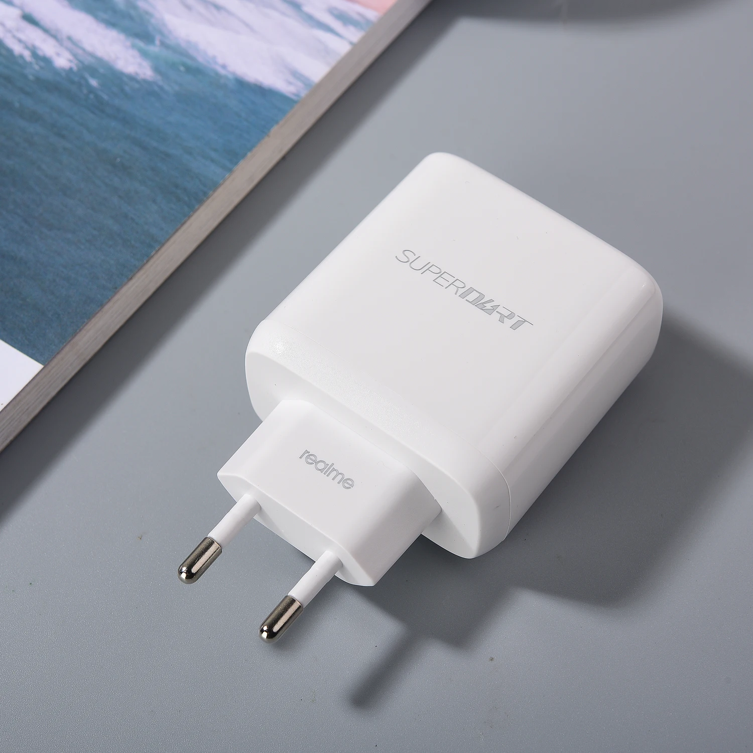 Cargador Realme GT Neo 2 2T 5 GT2 65W SuperDart UE adaptador de carga rápida Cable tipo C para Realme Q2 Q3 X7 X50 X5 12 Pro