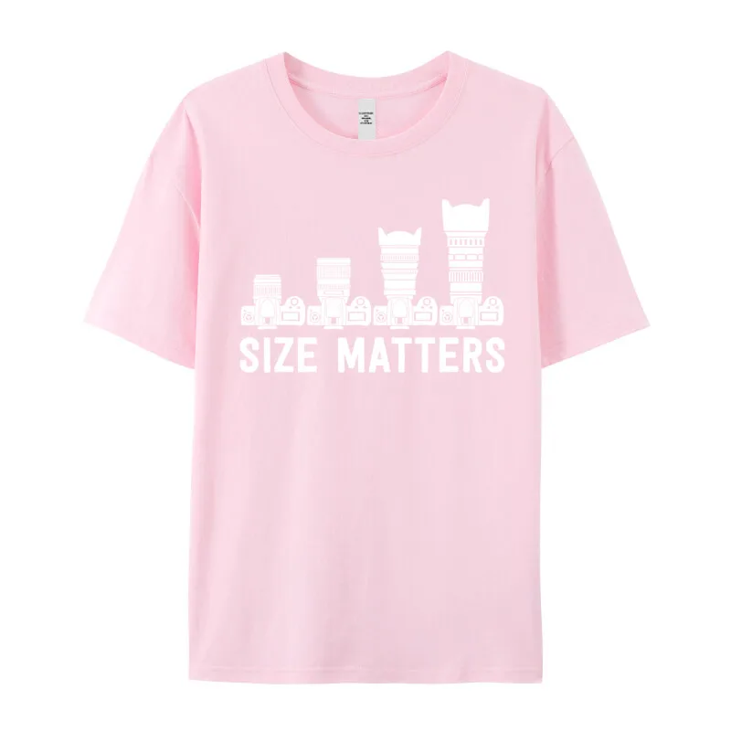 Funny Photography Lens Size Matters Slogan Christmas 100% Cotton O Neck Men Tops & Tees T Shirt Retro Short Sleeve T Shirts