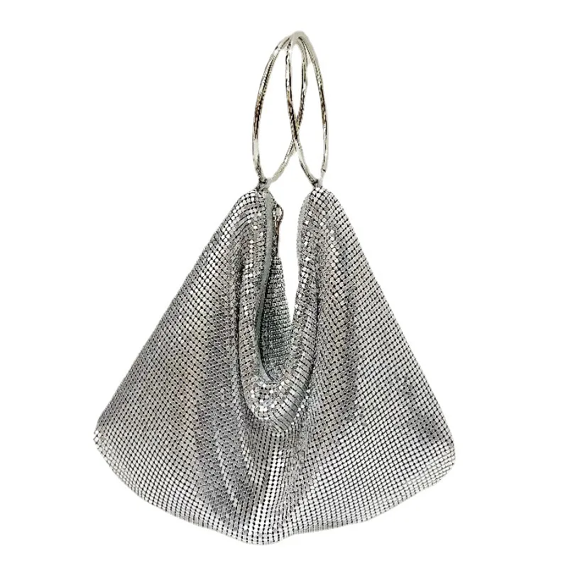 2023 Fashion Designer Hobo Shoulder Bag Handle Shining Rhinestones Evening Clutch Bag Purse Crystal Purses and Handbag Hobo Bags