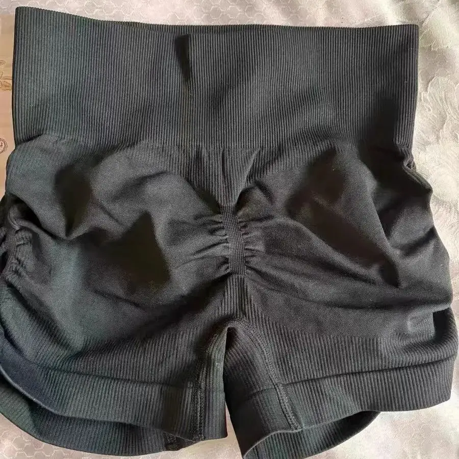 

Womens Outdoor Wear Yoga Shorts High Waist and Hip Lifting Running Shorts Peach Hip Fitness Shorts Style Cropped Gym Top Short