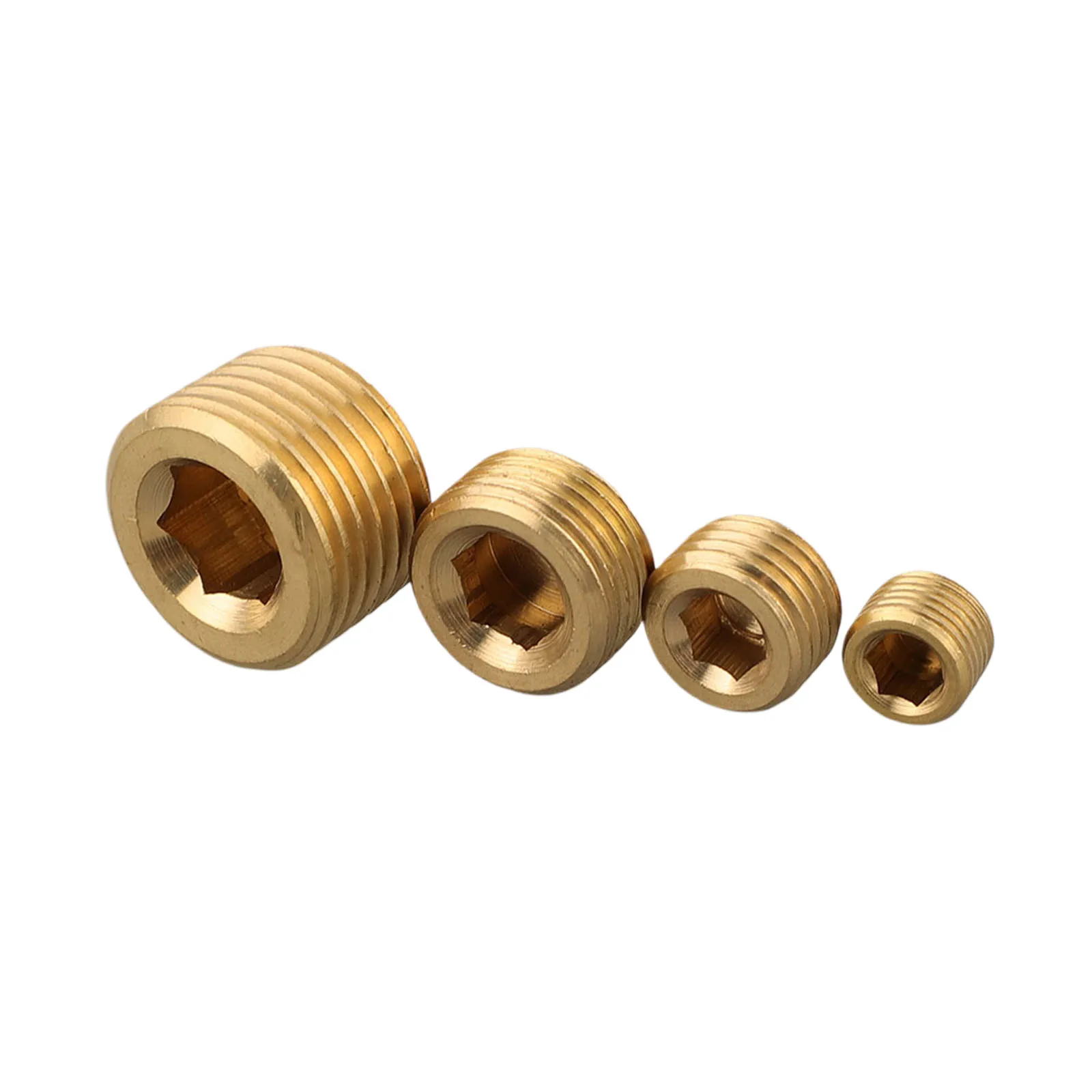 Practical Reliable Useful Portable Hex Thread Socket Hexagon Pipe 20Pcs Adapters Anti-corrosion Brass Equipment