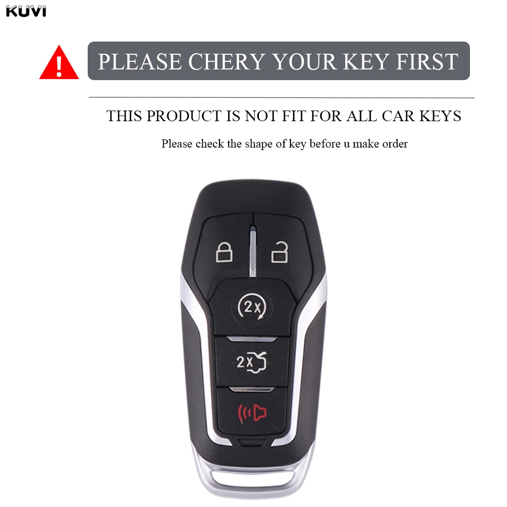 5 Button Smart TPU Car Key Case Cover Shell Fob Holder For Ford Fusion Mondeo Mustang F 150 Explorer Edge 2015 2016 2017 2018