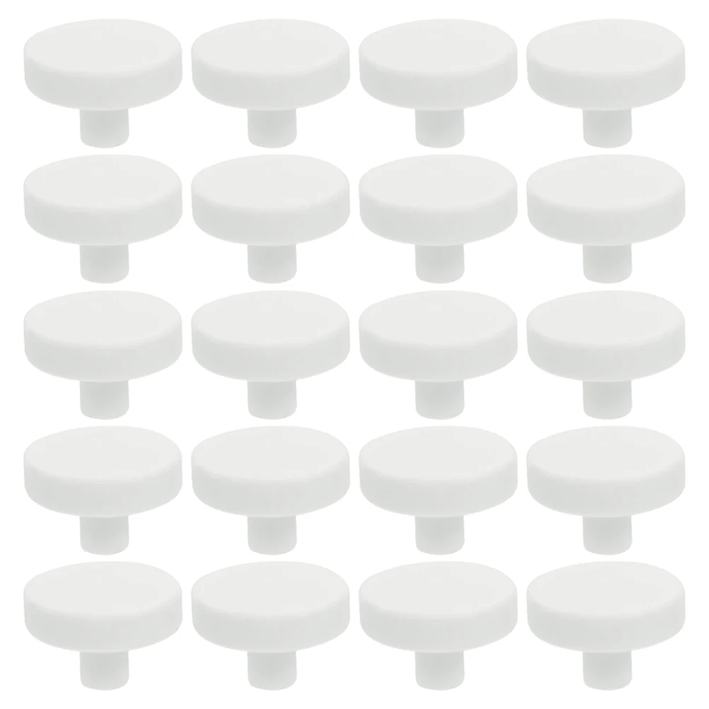 

20 Pcs Coral Pedestal Aquarium Stand Fish Tank Decorations White Plant Branch Base Ceramics Propagation Supply