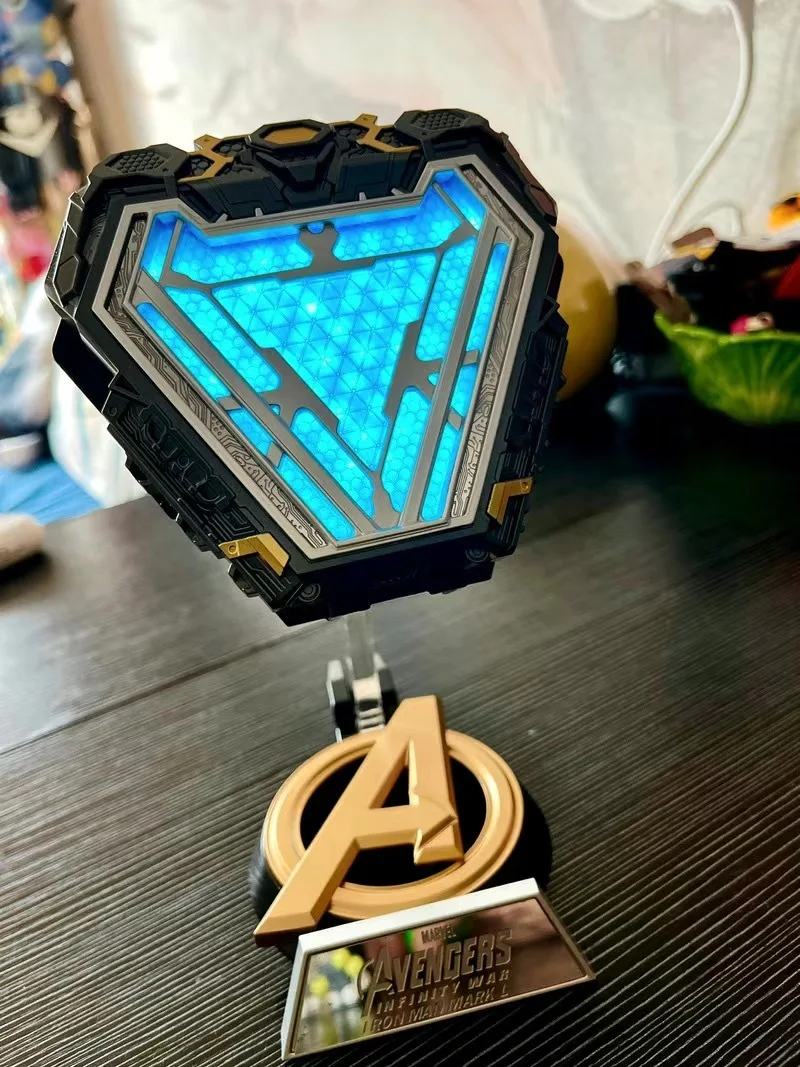 Iron Man Mk50 Reactor 1:1 Wearable Chest Light Marvel Avengers 4 Arc Reactor Tony Stark Heart Of Mark Figure Led Gift Model