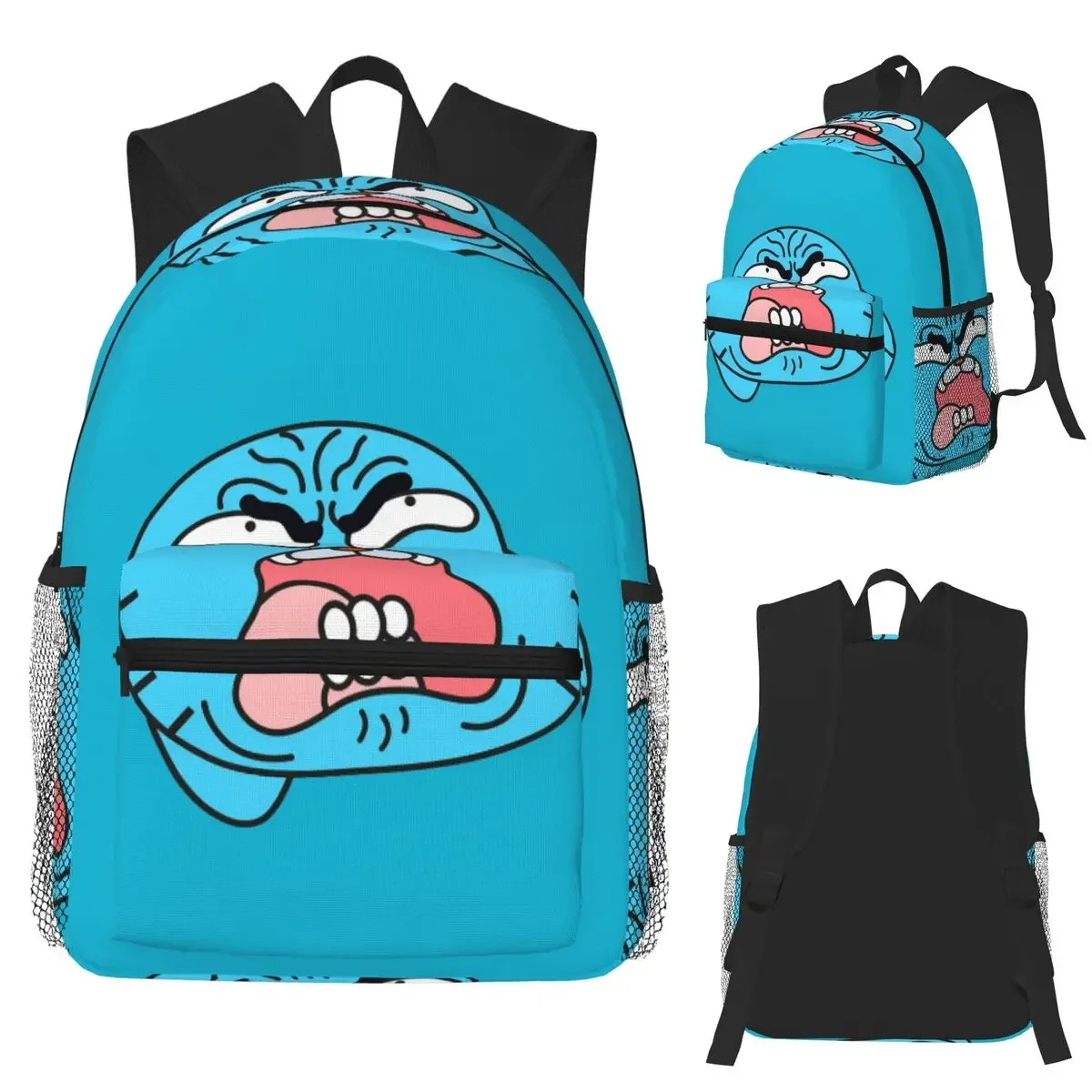 

The Amazing World Of Gumball Student Backpack School Bag Hiking Travel Daypack for Boys Girls Fashion Bookbag Shoulder Bags